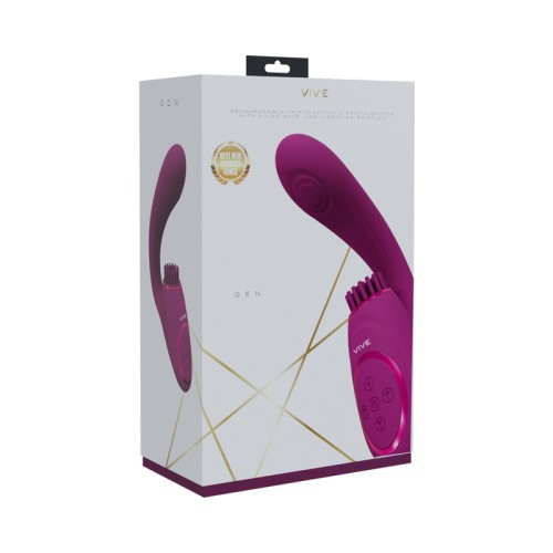 Vibrador G-Spot Triple Motor Recargable VIVE GEN