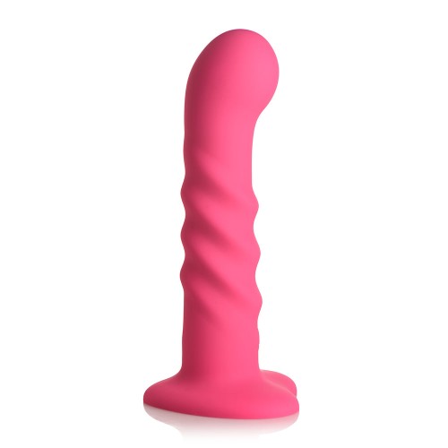 Simply Sweet 21X Vibrating Silicone Dildo Pink