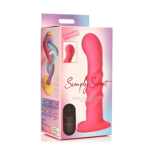 Dildo Vibrador Silicona Simply Sweet 21X Rosa