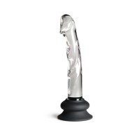 Pleasure Crystals 7 in. Glass Dildo Silicone Base Buy Now