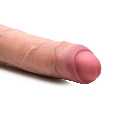 Dildo Doble Densidad Realista Sin Circuncisión para Placer