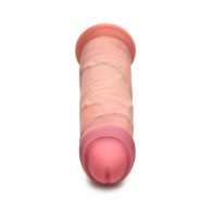 Realistic Uncut Dual Density Dildo for Pleasure