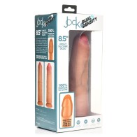 Realistic Uncut Dual Density Dildo for Pleasure