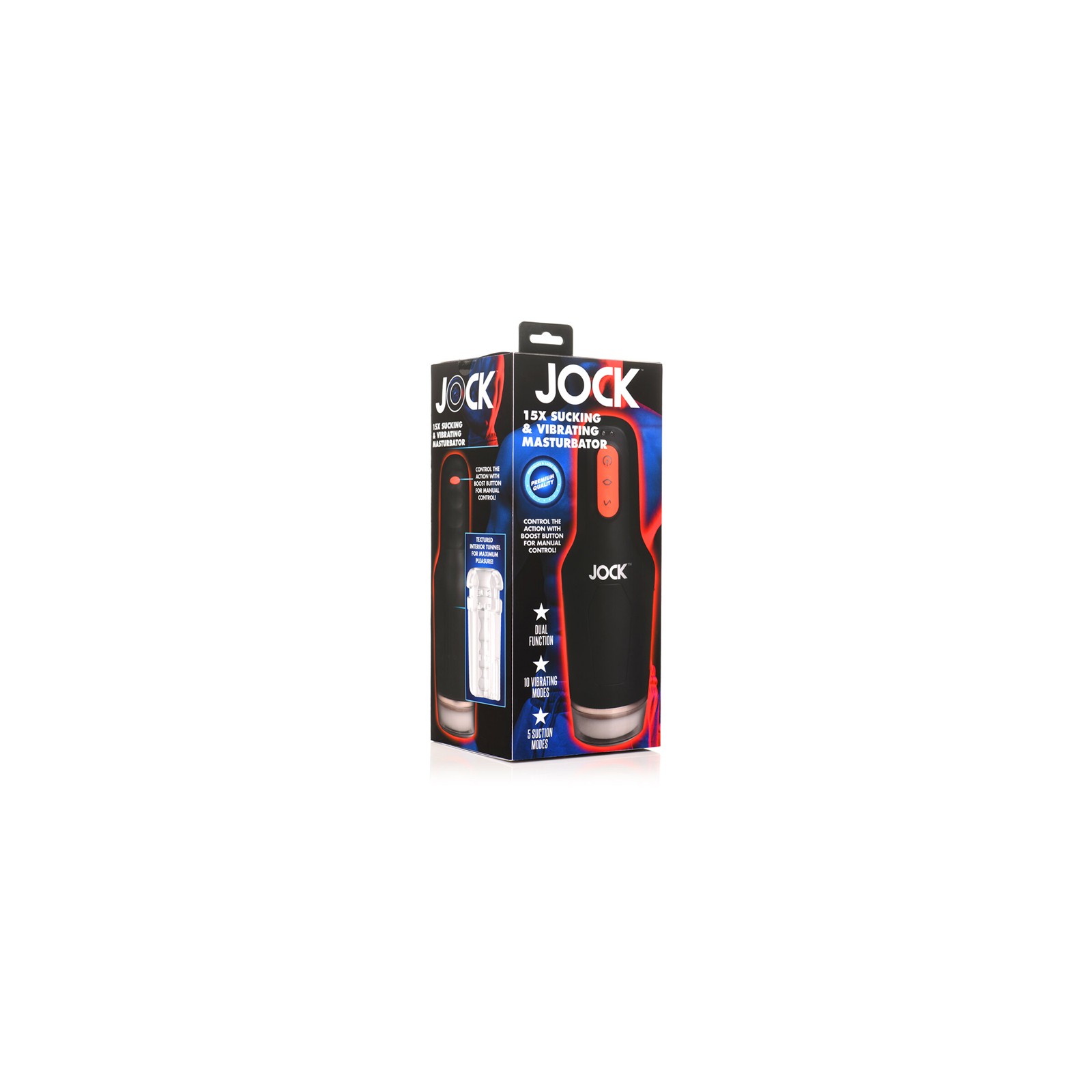 Jock 15X Suction and Vibration Masturbator