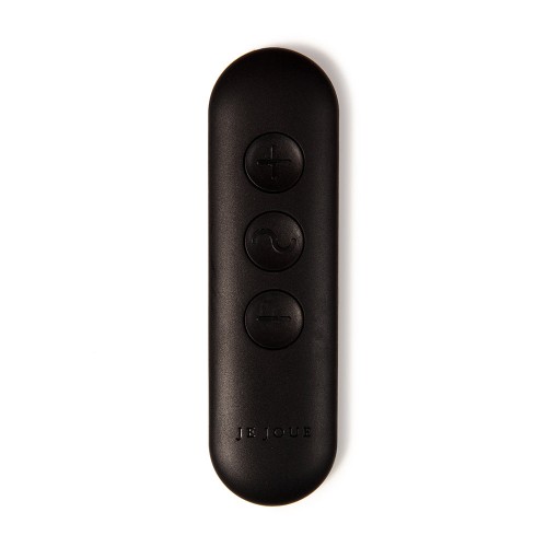 Je Joue Onyx Vibrating Butt Plug - Exquisite Pleasure