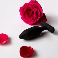 Je Joue Onyx Vibrating Butt Plug - Exquisite Pleasure