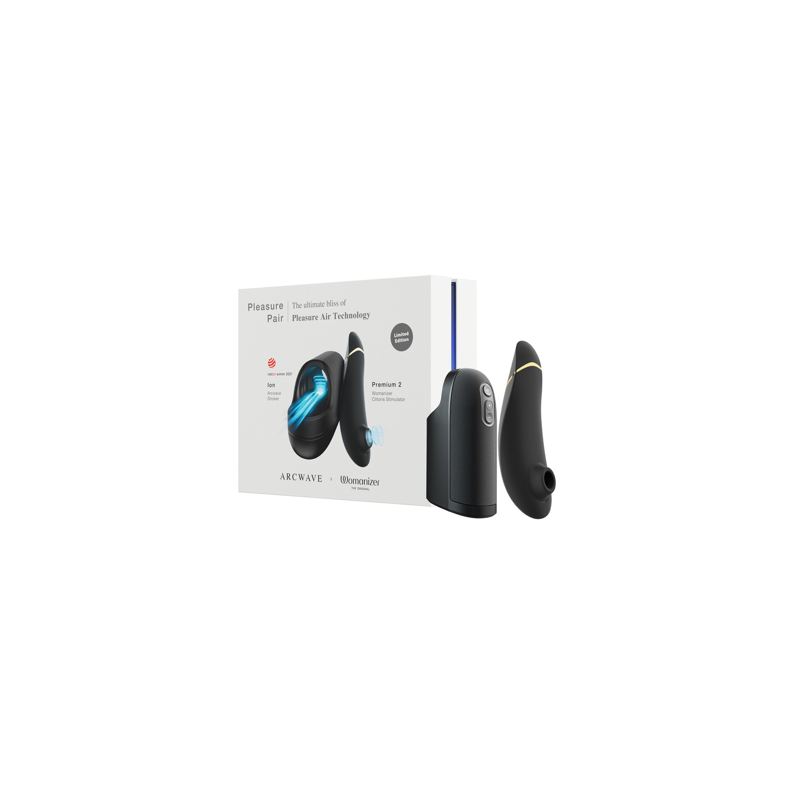 Arcwave x Womanizer Pareja de Placer - Ion + Premium 2