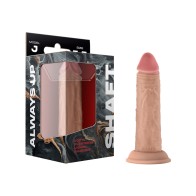 Dildo de Silicona Densidad Doble Modelo J 5.5 Pulgadas Pine