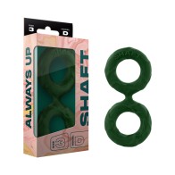 Anillo C Doble Shaft Model D Talla 3 Verde