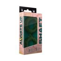 Shaft Model D Double C-Ring Size 3 Green