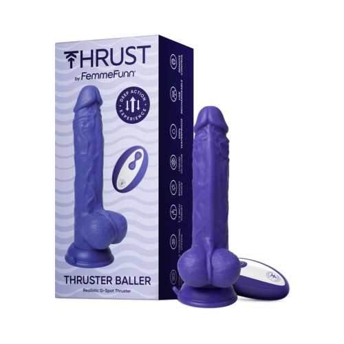 FemmeFunn Thruster Baller Dark Purple - Ultimate Thrusting Pleasure