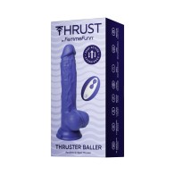 FemmeFunn Thruster Baller Dark Purple - Ultimate Thrusting Pleasure