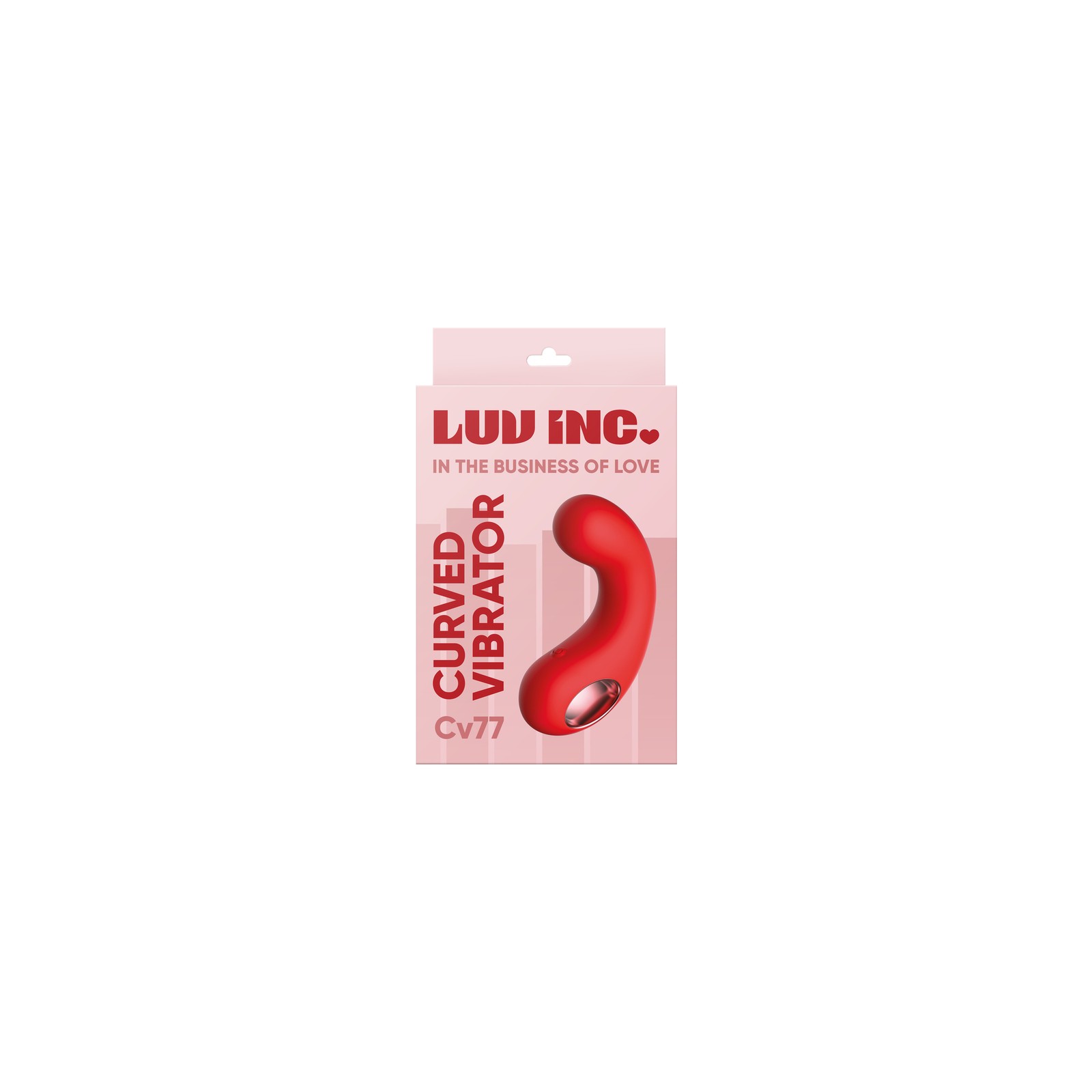 Vibrador Curvado Cv77 Luv Inc - Placer Perfecto de Tamaño Palmario