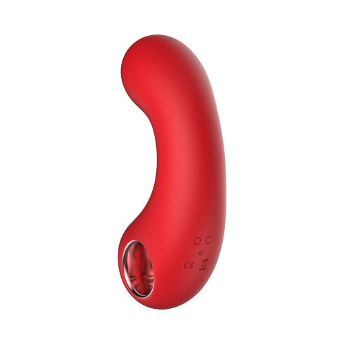 Vibrador Curvado Cv77 Luv Inc - Placer Perfecto de Tamaño Palmario