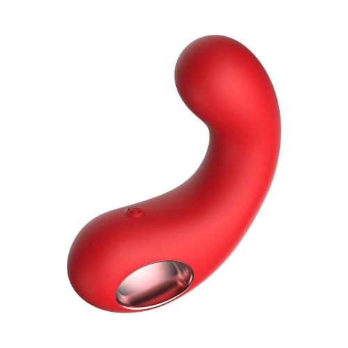 Vibrador Curvado Cv77 Luv Inc - Placer Perfecto de Tamaño Palmario