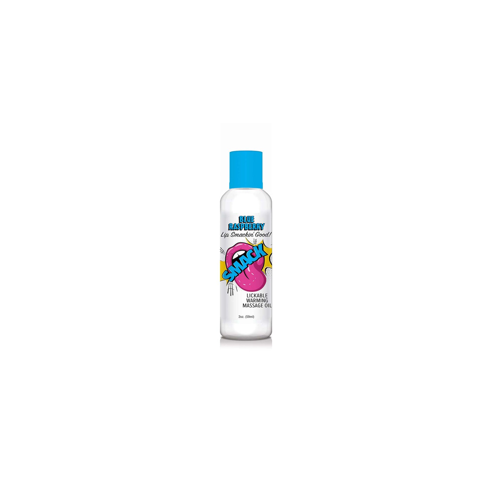 Smack Lickable Massage Oil Blue Raspberry