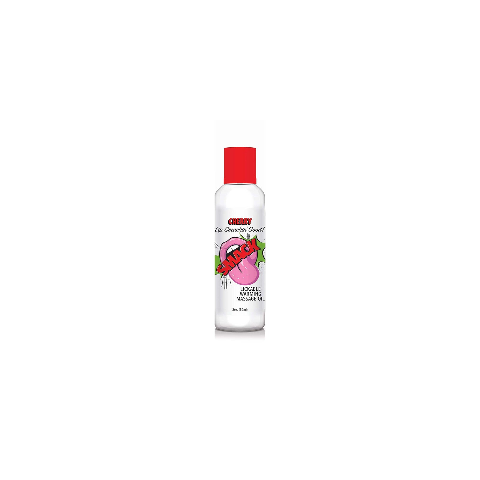 Smack Lickable Cherry Massage Oil 2 oz