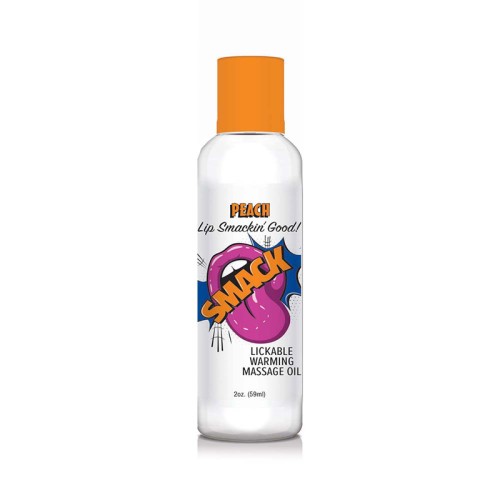 Aceite de Masaje Lickable Smack Sabor Durazno - 2 oz