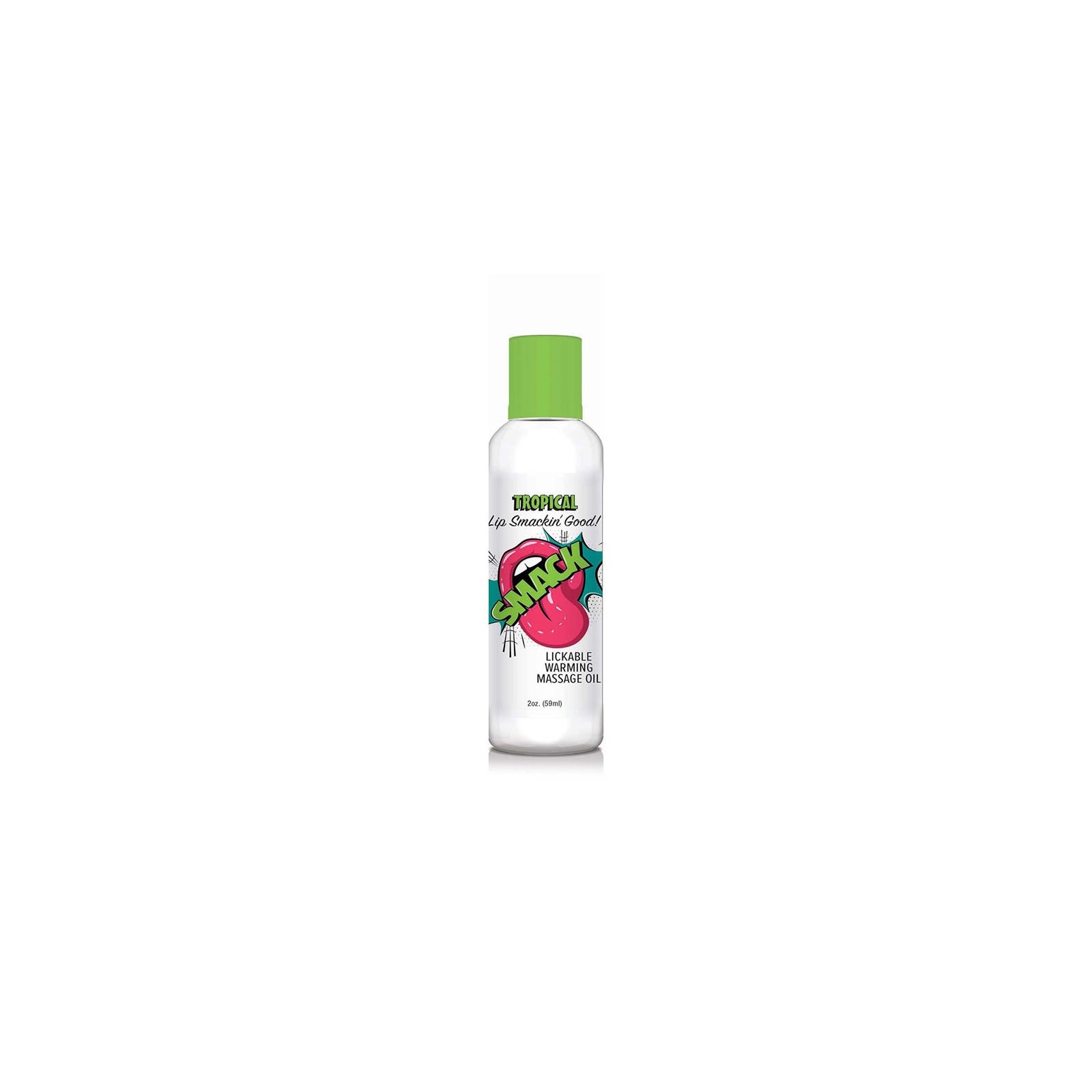 Smack Lickable Massage Oil Tropical 2 oz.