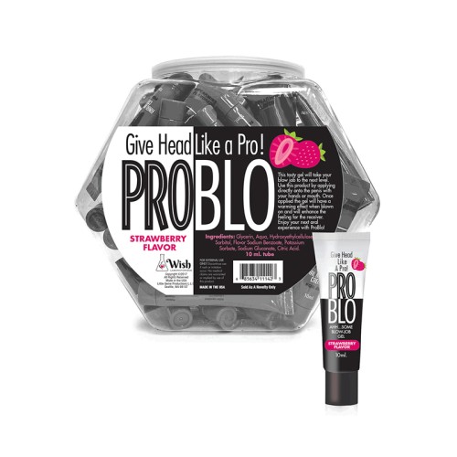 Pro Blo Gel de Placer Oral Fresa 10 ml - Mejora Deliciosa