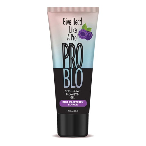 Gel Oral Pro Blo Sabor Frambuesa Azul para Placer Máximo