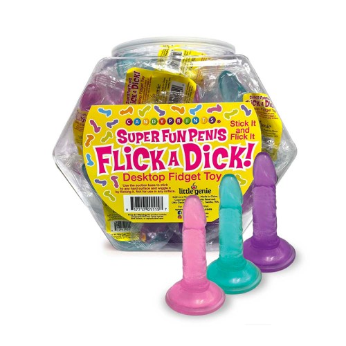 Flick A Dick 24-Pieza Exhibición Divertida