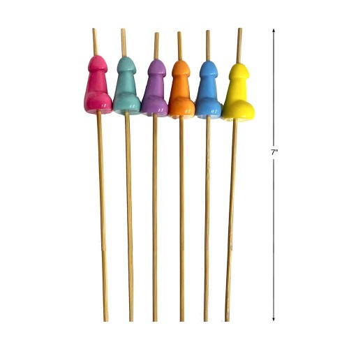 Set de Palillos para Botanas con Forma de Pene para Despedida de Soltera