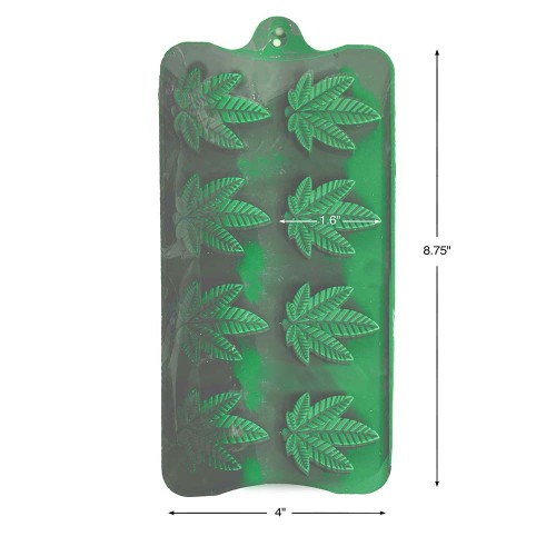 Molde de Silicona de Cannabis para Chocolates