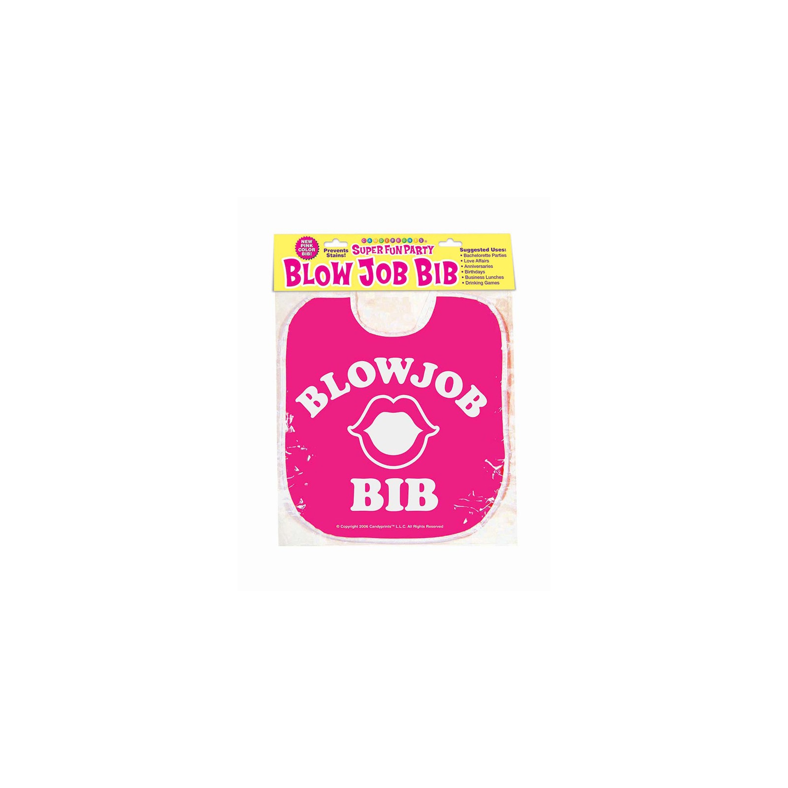 Blow Job Bib for Fun Intimate Moments