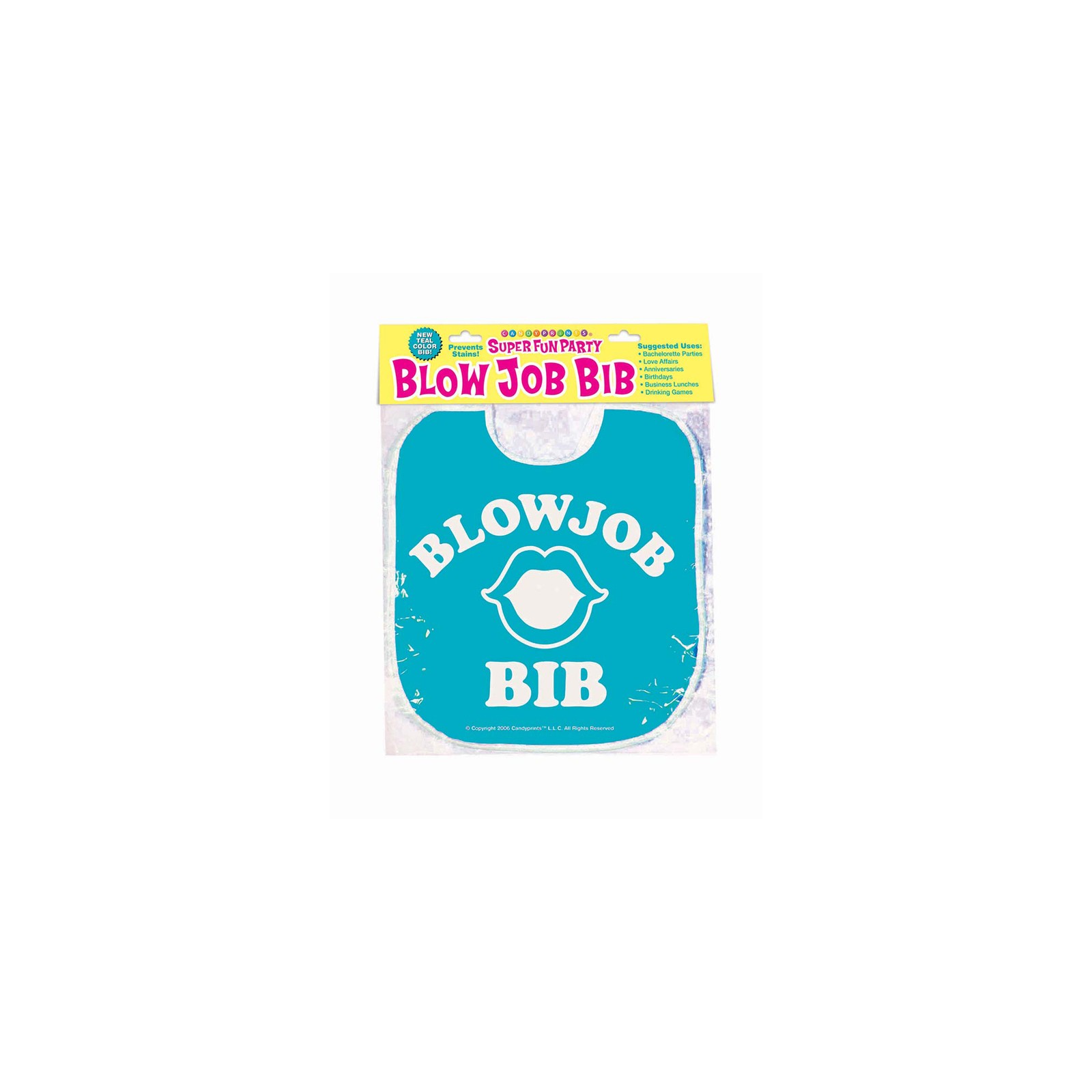 Bib para Sexo Oral Regalo Bromista Teal