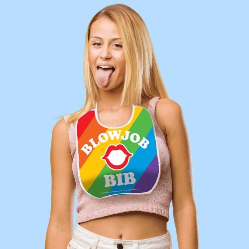 Blow Job Bib Rainbow