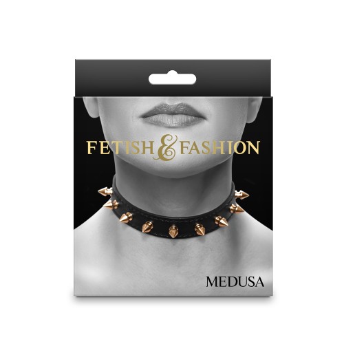 Collar Medusa Negro - Estiloso y Ajustable