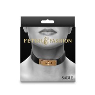 Collar Sadie Fetish & Fashion Negro - Accesorio Elegante