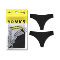 Bonks Tanga Seamless Negro O/S