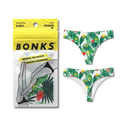 Bonks Tanga Sin Costuras Tropical