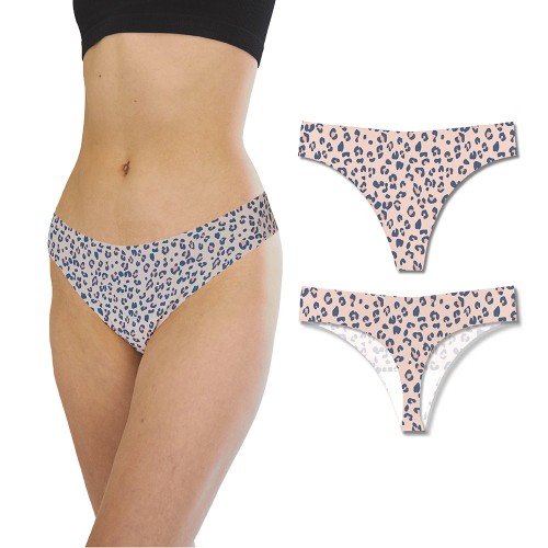 Bonks Cat's Out Of The Bag Seamless Thong O/S - Everyday Essential