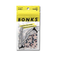 Bonks Cat's Out Of The Bag Seamless Thong O/S - Everyday Essential