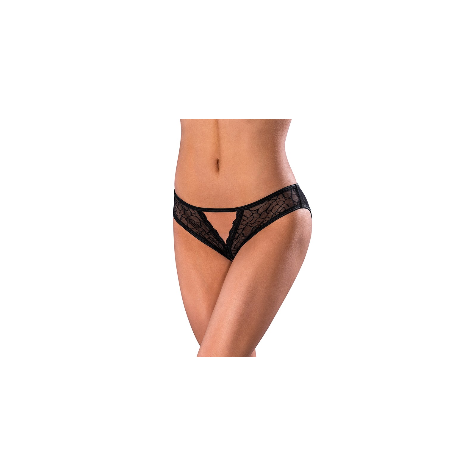 Magic Silk Soft Petals Crotchless Panty