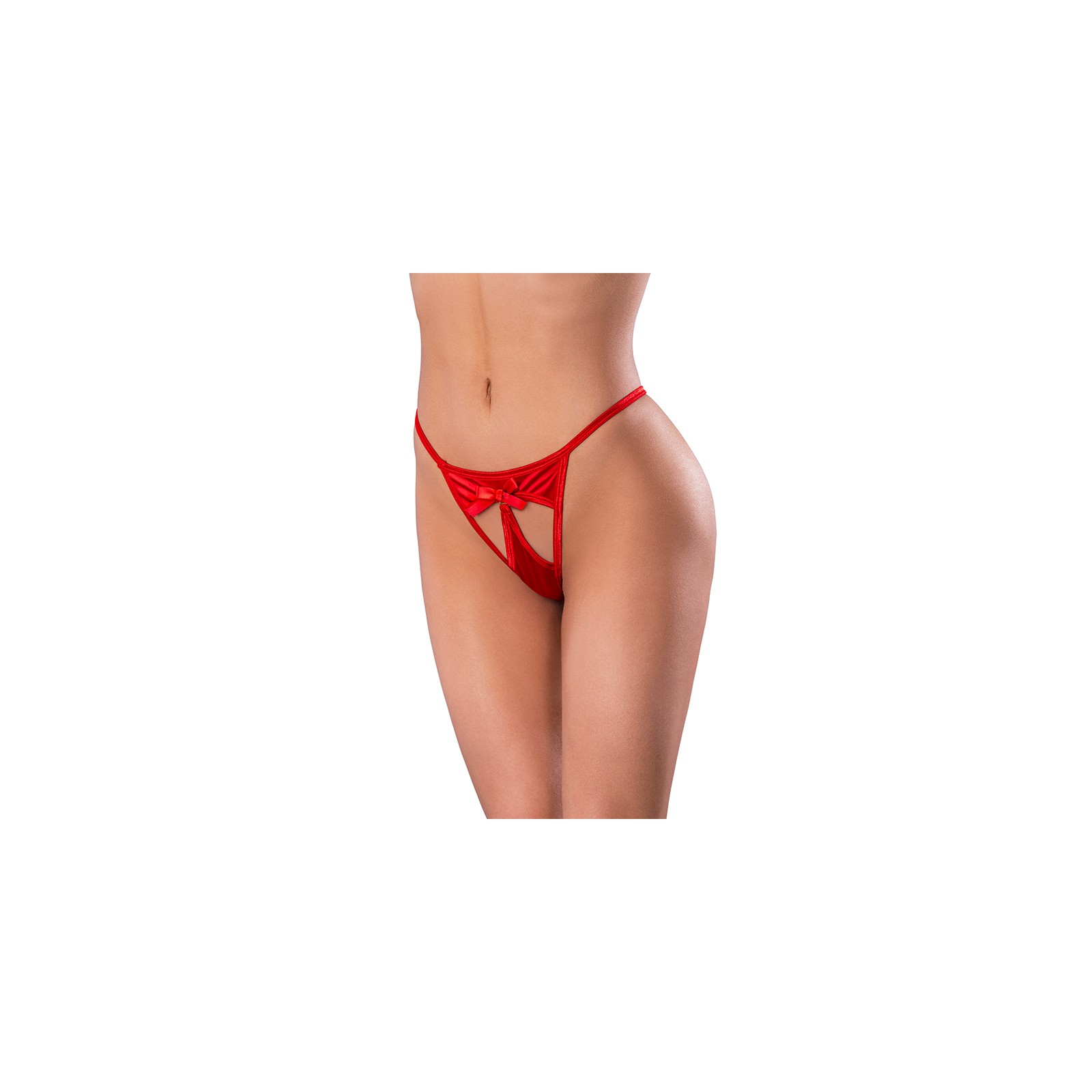 G-string Abierto Pull Magic Silk Holidaze - Rojo S/M