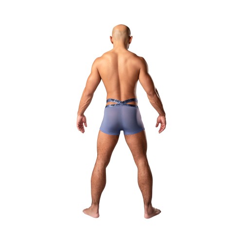 Male Power Amplifying Strappy Pouch Short en Periwinkle Talla L