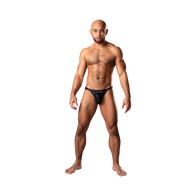 Male Power KaleiDickscope Bong Thong Black L/XL for Bold Style