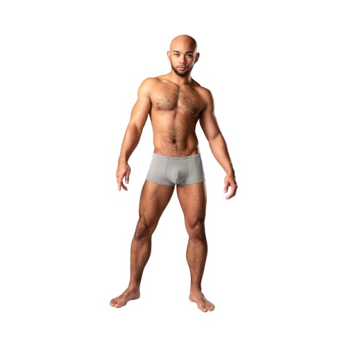 Mini Short Labyrinth de Male Power Tejido Gris