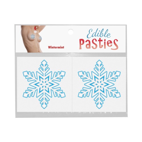 Snowflakes Edible Pasties Fun Wintermint Flavor