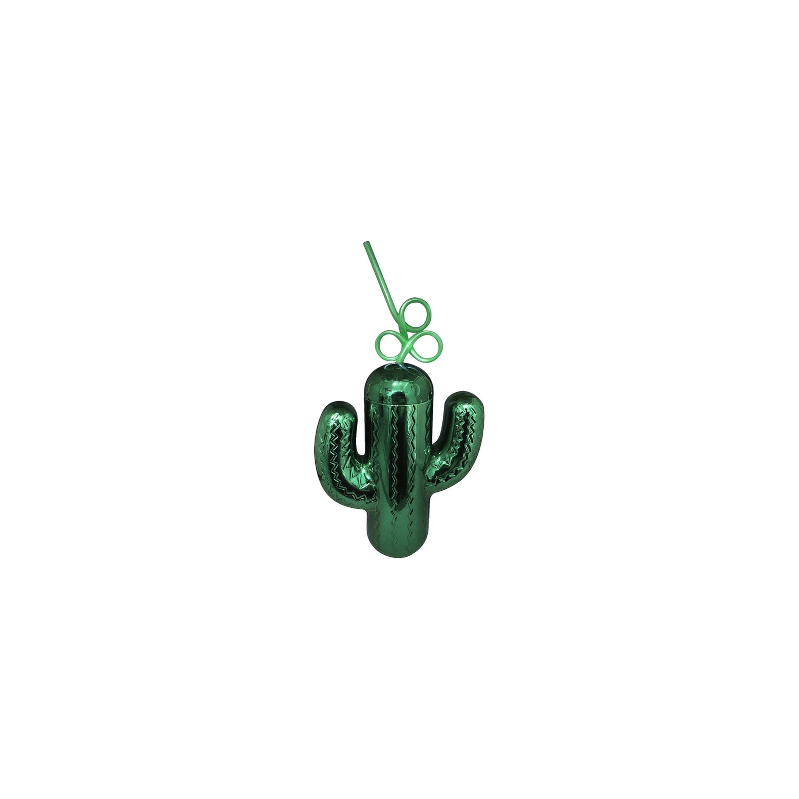 Cactus Cup Metallic Green for Fun Beverage Experiences