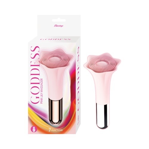 Masajeador Pink Lily de Goddess con 7 Vibraciones