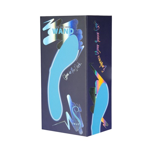 Swan Mini Swan Wand Brilla en la Oscuridad Azul