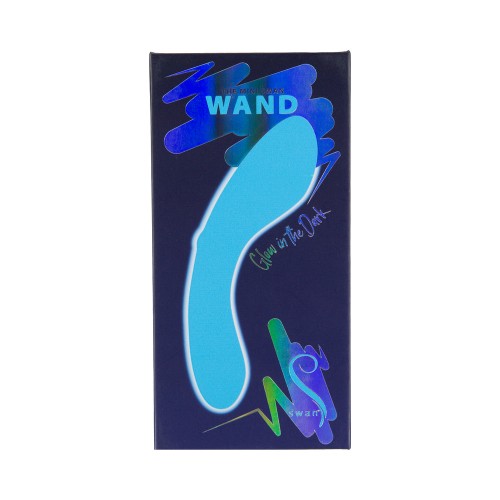 Swan Mini Swan Wand Brilla en la Oscuridad Azul