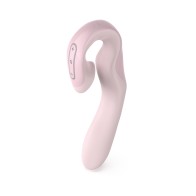 Zini Roae Rosa Vibrador de Conejo de Tres Vías