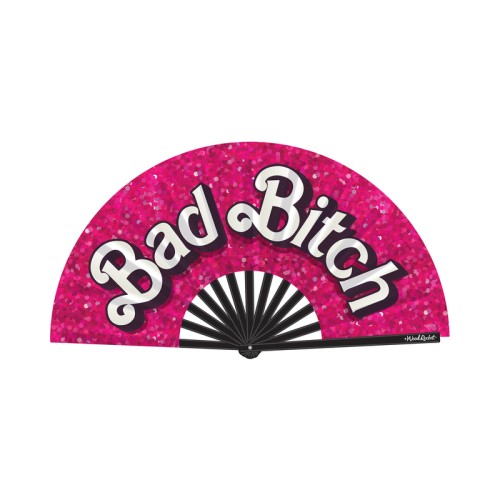 Abanico Plegable Bad Bitch para Refrescar con Estilo