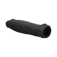 Sleeve Extensor de Pene RealRock Skin 6 in. Negro